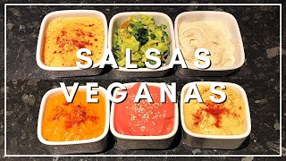 6 SALSAS VEGANAS FÁCILES [upl. by Hermon954]