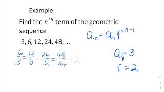 Finding nth Term of Geometric Sequences [upl. by Rani]