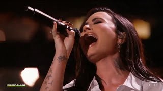 Demi Lovato  Feels Like the First Time  Foreign Tribute at the Rock and Roll Hall Fame 2024 [upl. by Marsiella]