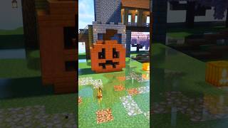 Epic Jack OLantern Minecraft Build Idea shorts minecraft [upl. by Jamison]