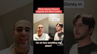 How many Disney sequels are there now tiktok youtubeshorts movies sequels pixar animation [upl. by Yetsirhc225]