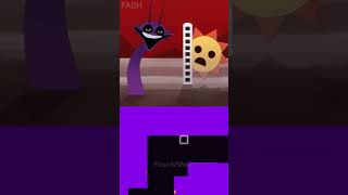 Scary Scanner Durple and Simon  FASH  Incredibox Sprunki  Glow Bouncing Square [upl. by Nikolia]