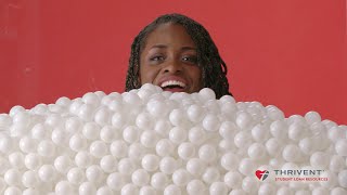 Students See The Cost of College In PingPong Balls  Presented by BuzzFeed amp Thrivent [upl. by Oneal828]