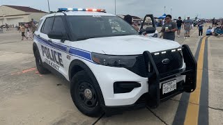 Schertz Police Department Ford Explorer Walk Around With Lights [upl. by Aiyn442]