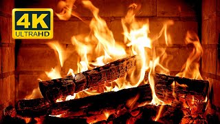 🔥 Cozy Fireplace 4K 12 HOURS Fireplace Ambience with Crackling Fire Sounds Fireplace Burning 4K [upl. by Nnadroj907]