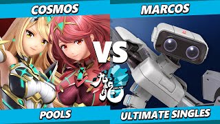 Kowloon 9  Cosmos Pyra Mythra Vs Marcos ROB Smash Ultimate  SSBU [upl. by Ayres]