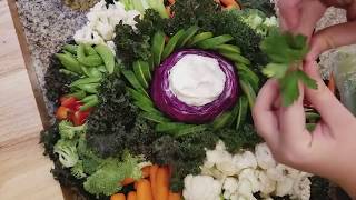 How To Make An Elegant and Easy Vegetable Platter  Diana Veronica DIY [upl. by Kass]