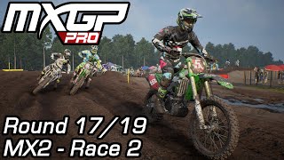 2017 Monster Energy MXGP of USA Race 2  MX2 Round 1719  MXGP Pro PC [upl. by Daffodil64]