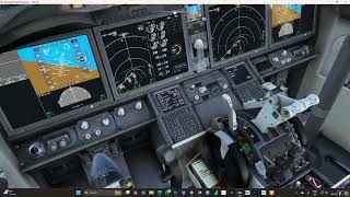 MSFS 2020  Full Approach with ATC into EGNT in the 737 Max [upl. by Ranger961]