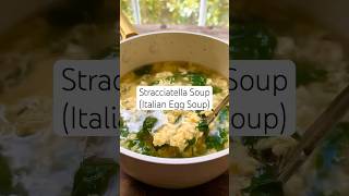 Make this EASY soup recipe in 20minutes or less Stracciatella Soup [upl. by Kenlee]