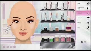 Stardoll Tutorial Selena Gomez inspired Makeup Look [upl. by Antoinette593]