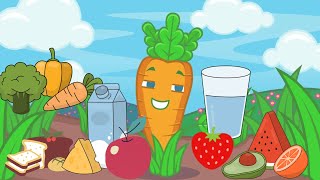 Healthy Food Feeling Great  Fun Song for Kids About Eating Healthy [upl. by Anselme]