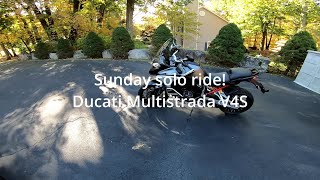 Sunday ride on the Multistrada V4S [upl. by Eelyam]