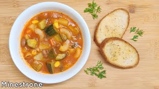 Minestrone Recipe  Italian Vegetable amp Pasta Soup  పాస్తా తో ఇలా సూప్ ట్రై చేయండి [upl. by Adlih]