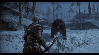 God of War  Ragnarok  Fight with Bear [upl. by Valerlan]