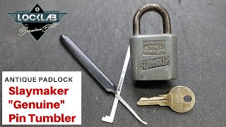 1632 Antique Slaymaker Padlock [upl. by Maxa237]