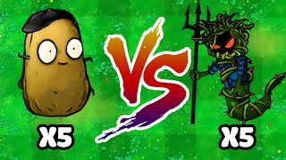 5 NUT IMITATOR vs 5 KARAKEN ZOMBIE Who Will Win PVZ Hybrid Challenge [upl. by Frederica787]