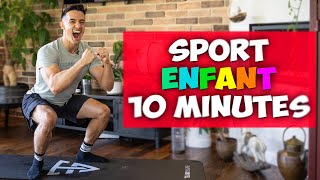 Exercice de sport pour les Enfants  10 minutes à la maison sans matériel [upl. by Ahmed]