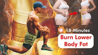 Get Rid Of Lower Body Fat And Beautify Your Legs  18Minute Exercise [upl. by Llenor]