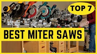 ✅ Miter Saw Best Miter Saws Buying Guide [upl. by Neerehs]