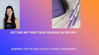 Achieving my first peak reading on the ClearBlue Easy Fertility Moniter after PRP treatment [upl. by Dyann289]