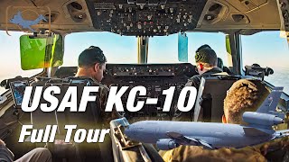 Full inside tour of the US Air Force KC10A Extender [upl. by Ennairac]