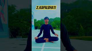 2Kapalbhati pranayam yoga kapalbhatipranayama kapalbhati yogapose yogaflow yogashorts [upl. by Herr]