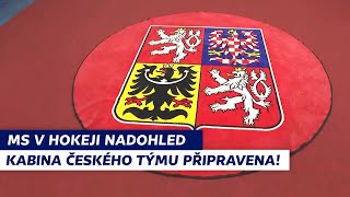 Kabina českého týmu připravena  MS v hokeji 2024 [upl. by Boehmer]