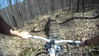 gopro mountain biking at shindagin hollow ithaca new york [upl. by Attenehs]