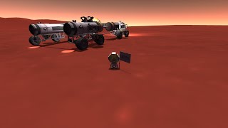 KSP полет на марс Duna марсоход Mars Rover [upl. by Hawthorn872]