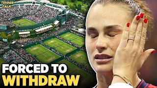 Sabalenka Withdraws from Wimbledon 2024  Tennis News [upl. by Aitas]