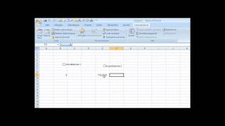Excel VBA Kontrollkästchen abhängig auf Zellen [upl. by Mccollum272]