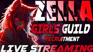 🛑GUILD RECRUITMENT🛑 ZELLA IS LIVE Daily Live StreamGirl GamerMalayalam Game Play [upl. by Allistir]