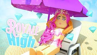 DIAMOND BEACH SHINY NEW Royale High UPDATE 👑 Roblox [upl. by Wiedmann210]