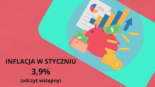 Inflacja w styczniu  39  odczyt wstępny [upl. by Dafodil725]