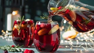 ¿Cómo preparar CLERICOT  Deliciosa bebida a base de VINO🍷 saboresvintage [upl. by Christmas]