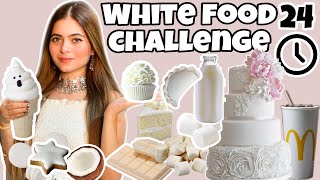 I only ate White Color Food challenge for 24 Hours  365Days365Vlogs Challenge  Shilpa Chaudhary [upl. by Delwin]