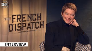 The French Dispatch  Léa Seydoux on entering Wes Andersons world [upl. by Attolrahc]