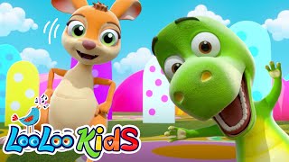 Jump and Bounce with the Kangaroo and Zigaloo Official Video  S4EP38 Dance Along  LooLoo Kids [upl. by Siravaj]