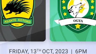 ASANTE KOTOKO vs ADUANA STARS WEEK 5 [upl. by Nnylecyoj]