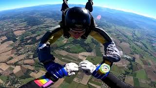 Je passe mon brevet B2 de parachutisme vol relatif [upl. by Arnold]