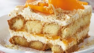 mango tiramisu mango dessert  easy recipe [upl. by Attiuqehs]