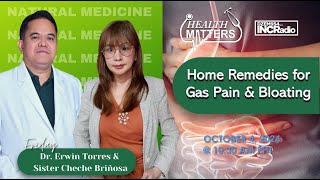 Home Remedies for Gas Pain amp Bloating  Health Matters  October 04 2024 [upl. by Aelahc]