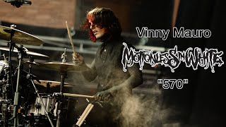 Vinny Mauro  Motionless In White quot570quot Live at Montage Mountain 2022 [upl. by Enilekcaj]