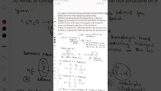 An organic compound having molecular formula C3H6O can exist in the form of two isomers [upl. by Drye]