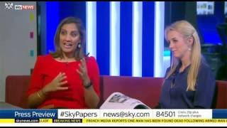 Isabel Oakeshott PeekaBoo Sky News 241116 [upl. by Melak]