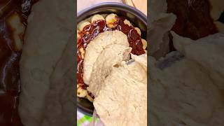 🍌Bananas  Caramel Upsidedown Cake Recipe dessert cake bananacake bananarecipe cakerecipes [upl. by Odlanar809]