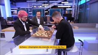 Blitz Maxime VachierLagrave vs GM Bilel Bellahcene [upl. by Mandelbaum988]