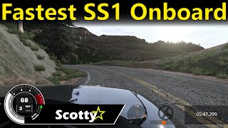 BeamNG Beam Mountains Rally Fastest Stage 1 Onboard [upl. by Alix]