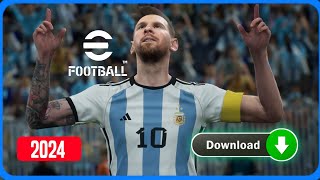 Como baixar o eFootball 2024  Como instalar o eFootball 2024 [upl. by Ellednek]